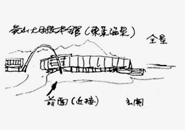 尹仁驹校长的校园写生  