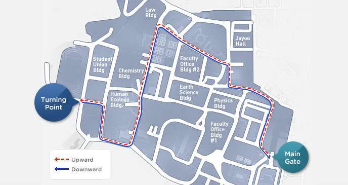 Shuttle Bus route